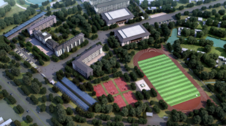 濱?？h西湖初級中學禮堂